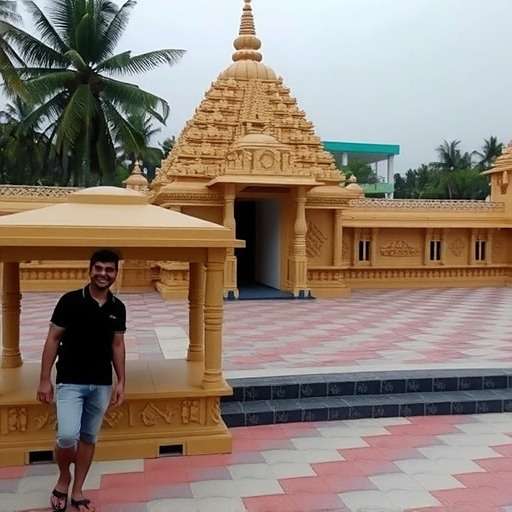 Brihadeeswarar Temple inspired shrine in Mystic Shrine Adventure